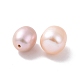 Perlas naturales abalorios de agua dulce cultivadas PEAR-P003-47-2