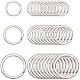 30 шт. 3 стиля железных разъемных колец&nbsp;IFIN-SP0001-19P-1