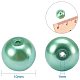 Perles rondes en verre teinté écologique HY-PH0011-01-10mm-2