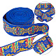 Flache Stickerei-Polyesterbänder im Ethno-Stil OCOR-WH0067-86A-6