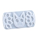 Moldes de silicona de llavero de autodefensa con forma de gato y pata X-DIY-P006-30-6