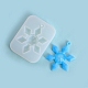 Stampi in silicone con ciondolo fiocco di neve fai da te a tema natalizio DIY-F114-27-6