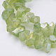 Chapelets de perle de cristal en quartz naturel électroplaqué G-F336-04-3