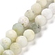 Chapelets de perles en opale vert naturel G-Z035-A02-04A-1