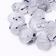 Natürlichen Rutilquarz Perlen Stränge G-P434-28-3