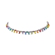 Collana di ciondoli con perline di semi di vetro per donna NJEW-JN04189-4