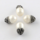 Perle coltivate d'acqua dolce perla naturale PEAR-R062-02-1