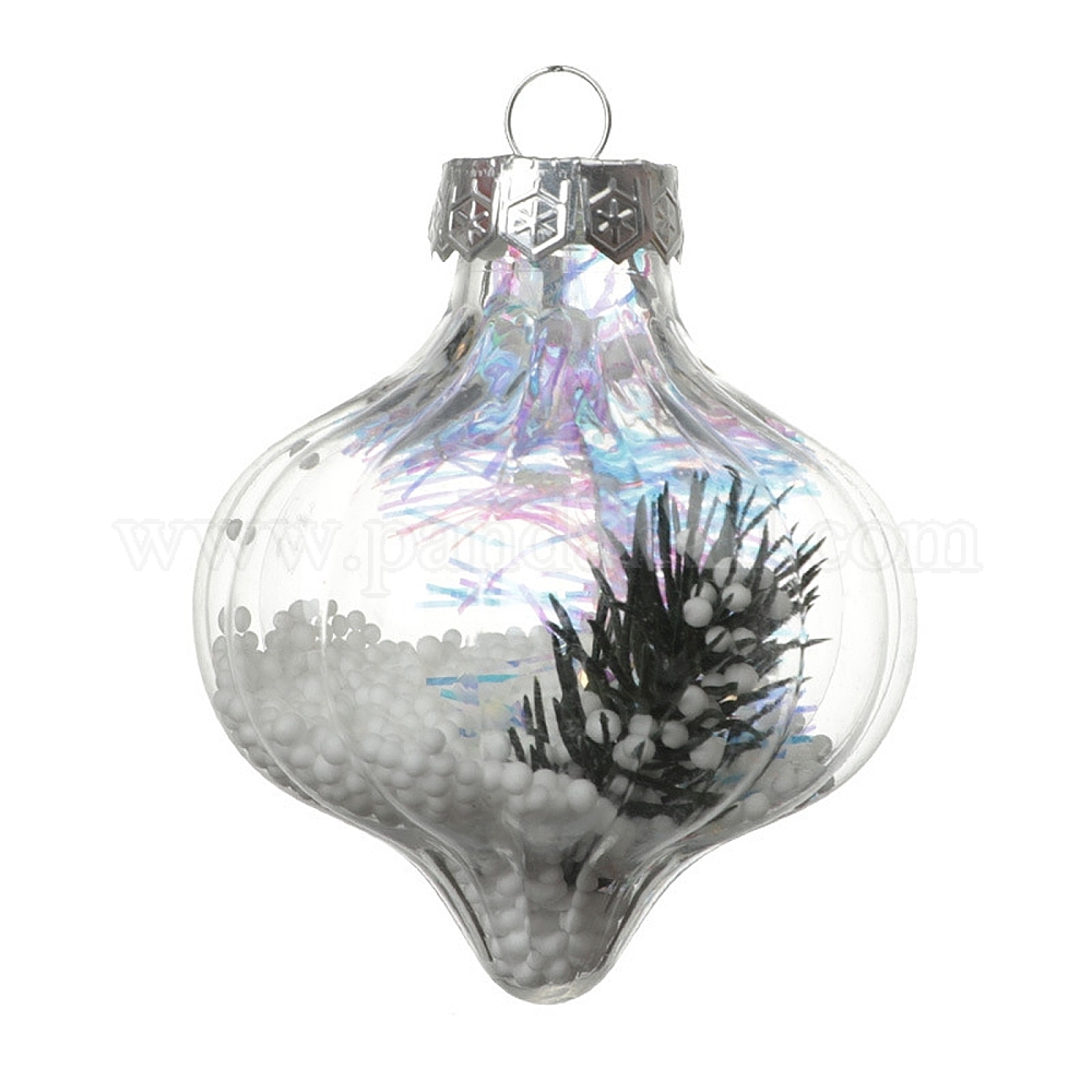 Wholesale Transparent Plastic Fillable Ball Pendants Decorations