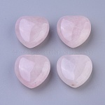 Натуральный розовый кварц сердце любовь камень, карманный пальмовый камень для балансировки рейки, 25x25x12~12.5 мм