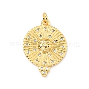 Латунные микро проложить кубического циркония подвески KK-G416-62G
