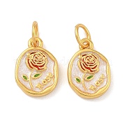 Латунь эмаль подвески KK-K364-30G