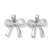 Латунные микро проложить кубического циркония подвески KK-C051-42P