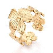 Регулируемые манжеты из нержавеющей стали 304 с ионным покрытием (IP) для женщин RJEW-N052-05G