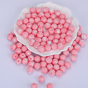 Круглые силиконовые фокусные бусины SI-JX0046A-61
