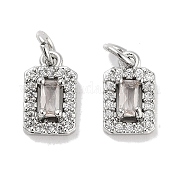 Латунные микро проложить кубического циркония подвески KK-C051-11P-03