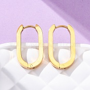 Серьги-кольца Huggie Hoop из нержавеющей стали 304 STAS-H156-11C-G