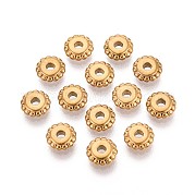 Дисковые бусины из нержавеющей стали 304 STAS-P319-14B-G
