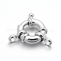 Латунная пружинная застежка&nbsp;KK-D399-A-P-NF