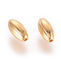 Латунная гофрированная бисера&nbsp;X-KK-Q735-282G