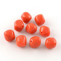 Имитация драгоценных камней двойной конус акриловые бусины OACR-R024-14