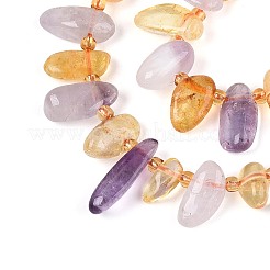 Природные Аметрин бисер нитей&nbsp;G-Z091-A41