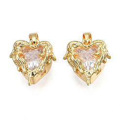 Латунные микро проложить кубического циркония подвески KK-N233-404