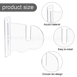 Акриловая настенная подвесная полка AJEW-WH0270-106