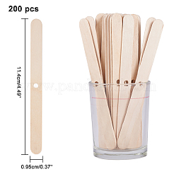 Bâtonnets de crème glacée artisanale en bois de bouleau&nbsp;DIY-WH0148-76