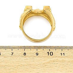 Кольца из нержавеющей стали 304 со стразами для женщин RJEW-B121-08C-G