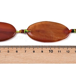 Натуральные полосатые агатовые бусы&nbsp;G-F825-H01-02A