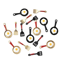 16 шт. 4 стиля подвески из эмалевого сплава&nbsp;ENAM-FP0002-87