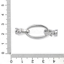 Овальные латунные раскладывающиеся застежки&nbsp;KK-Z143-13P