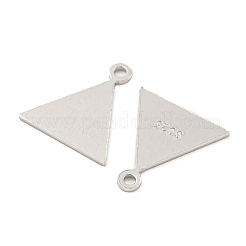 925 breloques triangles en argent sterling&nbsp;STER-B005-36P