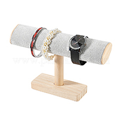 Подставки для браслетов из дерева и бархата&nbsp;ODIS-WH0061-40A