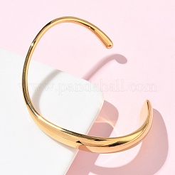 Браслеты-манжеты из нержавеющей стали 304 BJEW-B158-05G-02