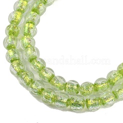 Fili di perline di lampwork in lamina fatti a mano&nbsp;FOIL-K003-06A-12