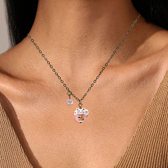 6 шт. латунные ожерелья NJEW-CA00002