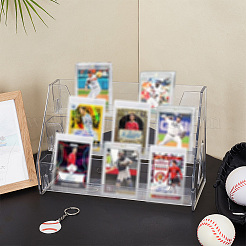 Одноуровневые акриловые подставки для косметических украшений&nbsp;ODIS-WH0043-217C