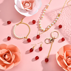 30 шт. бусина лэмпворк ручной работы&nbsp;GLAA-PH0001-59