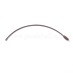 Portachiavi in filo di acciaio inossidabile con vernice da forno&nbsp;AJEW-WH0413-15K