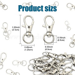 Поворотные застежки-клешни омара из сплава&nbsp;FIND-YW0004-26A