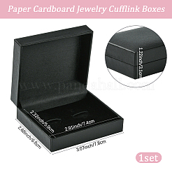 Бумажные картонные коробки для запонок&nbsp;CON-WH20008-13D