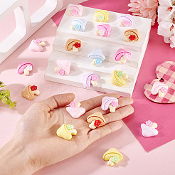 Кабошоны из непрозрачной смолы CRES-TA0001-46