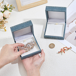 Cajas de embalaje para broches de terciopelo&nbsp;CON-WH0086-233A
