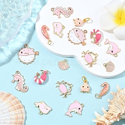 9шт 9 стиля подвески из сплава с эмалью&nbsp;ENAM-YW0008-11