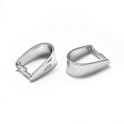 Антикоррозийное родиевое покрытие 925 серебряная подвеска STER-L057-078S