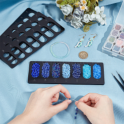 4 шт. акриловые доски для дизайна бусин FIND-BC0013-08A