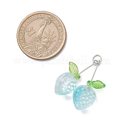 Прозрачный лак окрашенные стеклянные подвески&nbsp;PALLOY-JF04540