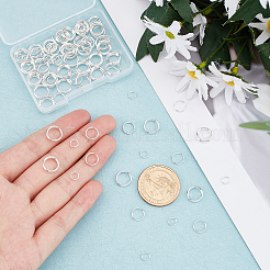 120 шт. 3 стиля разъемных колец из нержавеющей стали 304 STAS-DC0009-12