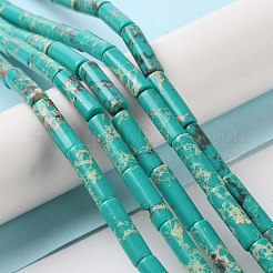 Синтетические окрашенные нити императорской яшмы G-D077-B01-04